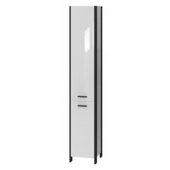 Напольный универсальный шкаф Brooklyn BRP-190, черно-белый цена и информация | Шкафчики для ванной | kaup24.ee