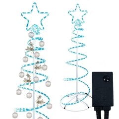 Jõuluvalgustusega kaunistus Jõulupuu, Led, sinine, 8 režiimi hind ja info | Jõulukaunistused | kaup24.ee