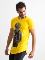 Meeste t-särk, kollane hind ja info | Meeste T-särgid | kaup24.ee