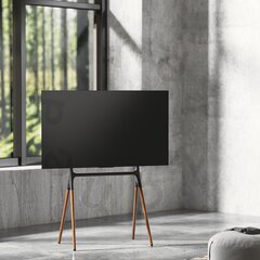 Напольная подставка для телевизора Alterzone Quad 49 "-70", орех цена и информация | Кронштейны для монитора | kaup24.ee