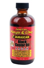 Argaania juukseõli Jamaica Mango & Lime Castor Oil, 118 ml hind ja info | Maskid, õlid, seerumid | kaup24.ee