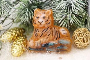 Глицериновое мыло Тигр на скале, Подарок, 3Dsoap, 90 г цена и информация | Мыло | kaup24.ee