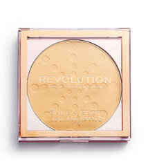 Kompaktpuuder Makeup Revolution Bake&Blot Powder Banana Deep, 5.5 g цена и информация | Пудры, базы под макияж | kaup24.ee