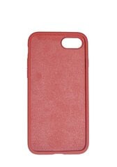 Full protection Set - silikoonist ümbris punane (raspberry) + ekraani kaitseklaas telefonile iPhone 7/8, valge hind ja info | Telefoni kaaned, ümbrised | kaup24.ee