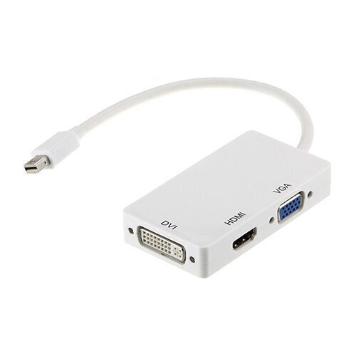 Adapter mini DisplayPort HDMI, DVI, VGA цена и информация | USB jagajad, adapterid | kaup24.ee