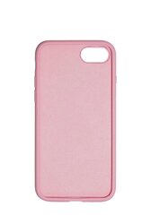 Силиконовый чехол «SoundBerry» pозовый Full protection + защитное стекло для iPhone 7/8, белый цена и информация | Защитные пленки для телефонов | kaup24.ee