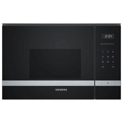 Встраиваемая микроволновая печь Siemens AG BF525LMS0 20 L 1270W Чёрный цена и информация | Микроволновые печи | kaup24.ee