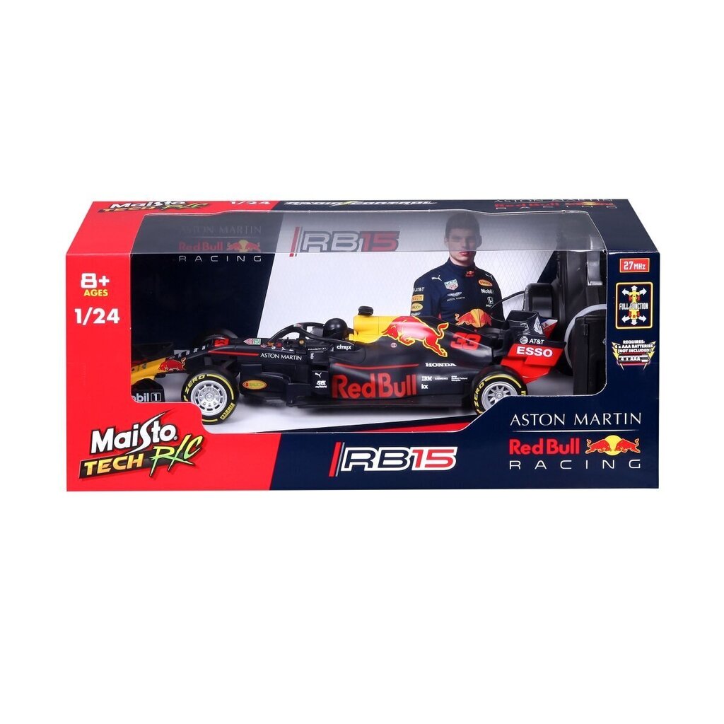 Raadio teel juhitav mudelauto Maisto Tech RC 1:24 F1 Red Bull RB15, 582351 hind ja info | Poiste mänguasjad | kaup24.ee