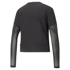 Naiste spordisärk Puma Mesh LS Top Black 84703301, must цена и информация | Спортивная одежда для женщин | kaup24.ee