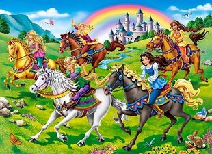 Puzzle 100 Princess Horse Ride 111053 hind ja info | Pusled | kaup24.ee