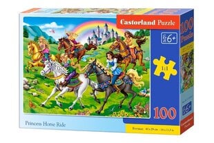 Puzzle 100 Princess Horse Ride 111053 hind ja info | Pusled | kaup24.ee