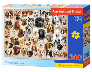 Pusle 200 Collage with Dogs 222162 hind ja info | Pusled | kaup24.ee