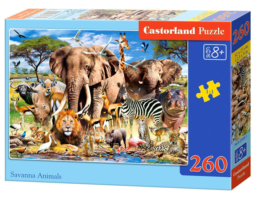 Puzzle 260 Savanna Animals 27545 hind ja info | Pusled | kaup24.ee
