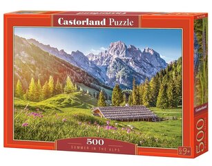 Puzzle 500 Summer in the Alps 53360 цена и информация | Пазлы | kaup24.ee