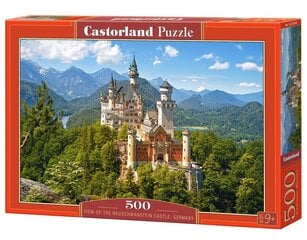 Puzzle 500 View of the Neuschwanstein Castle, Germany 53544 hind ja info | Pusled | kaup24.ee