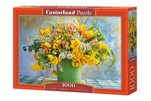 Puzzle 1000 SPRING FLOWERS IN GREEN VASE 104567 hind ja info | Pusled | kaup24.ee