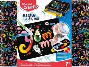 Набор Maped Creativ Blowpen Art + трафарет цена и информация | Принадлежности для рисования, лепки | kaup24.ee