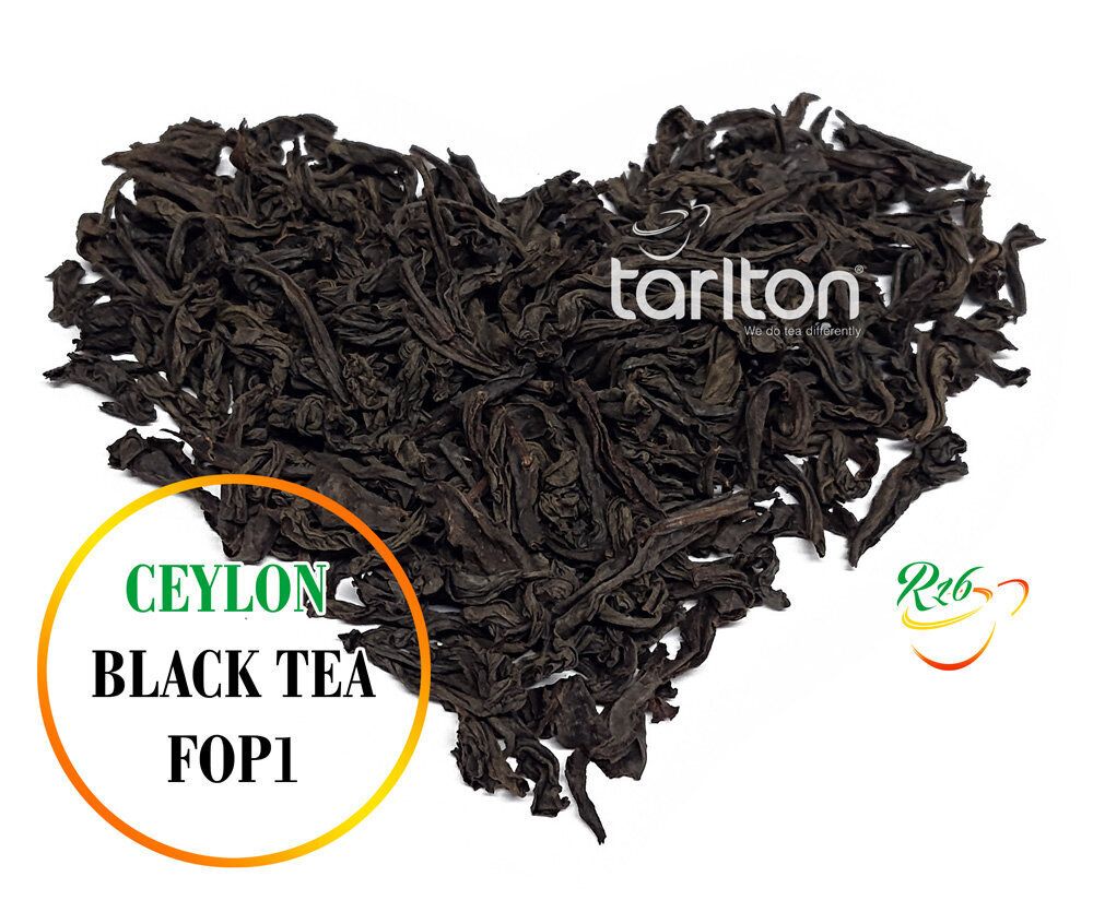 Tseiloni must suure lehega tee Fop1 Friendly Toucan, elegantses metall pudelis, Pure Ceylon Black tea Fop1, Tarlton, 150 g hind ja info | Tee | kaup24.ee