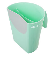Чашка для мытья головы Akuku, серая/цвет мяты, A0376 цена и информация | Maudynių prekės | kaup24.ee