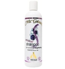 MR. Groom Whitener Shampoo шампунь белый для всех типов меха 355мл цена и информация | Косметические средства для животных | kaup24.ee