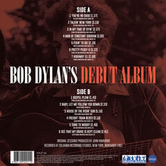 Виниловая пластинка Bob Dylan's Debut Album цена и информация | Виниловые пластинки, CD, DVD | kaup24.ee