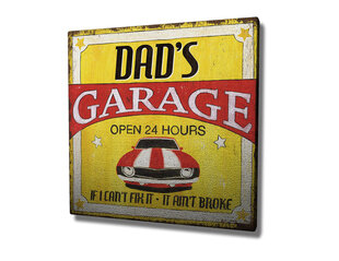 Reproduktsioon Dad's Garage hind ja info | Seinapildid | kaup24.ee