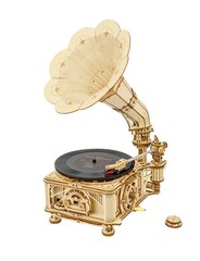 Puidust konstruktsioon "Klassikaline grammofon", Robotime, ROKR, 424 tk hind ja info | Klotsid ja konstruktorid | kaup24.ee