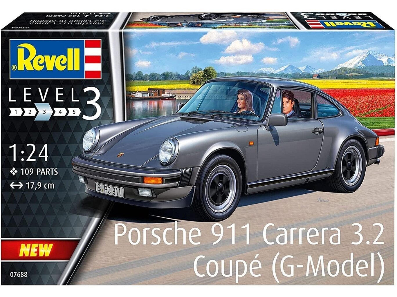 Revell - Porsche 911 G Model Coupé, 1/24, 07688 цена и информация | Klotsid ja konstruktorid | kaup24.ee