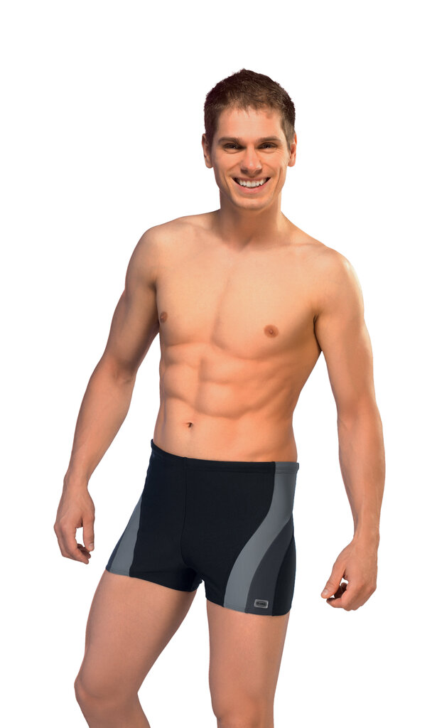 Meeste ujumisbokserid Gwinner, must hind ja info | Ujumispüksid, shortsid | kaup24.ee