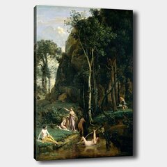 Reproduktsioon Diana and Actaeon (Diana Surprised in Her Bath) hind ja info | Seinapildid | kaup24.ee