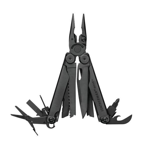 Multifunktsionaalne tööriist Leatherman Wave+ Black hind ja info | Taskunoad, multifunktsionaalsed tööriistad | kaup24.ee