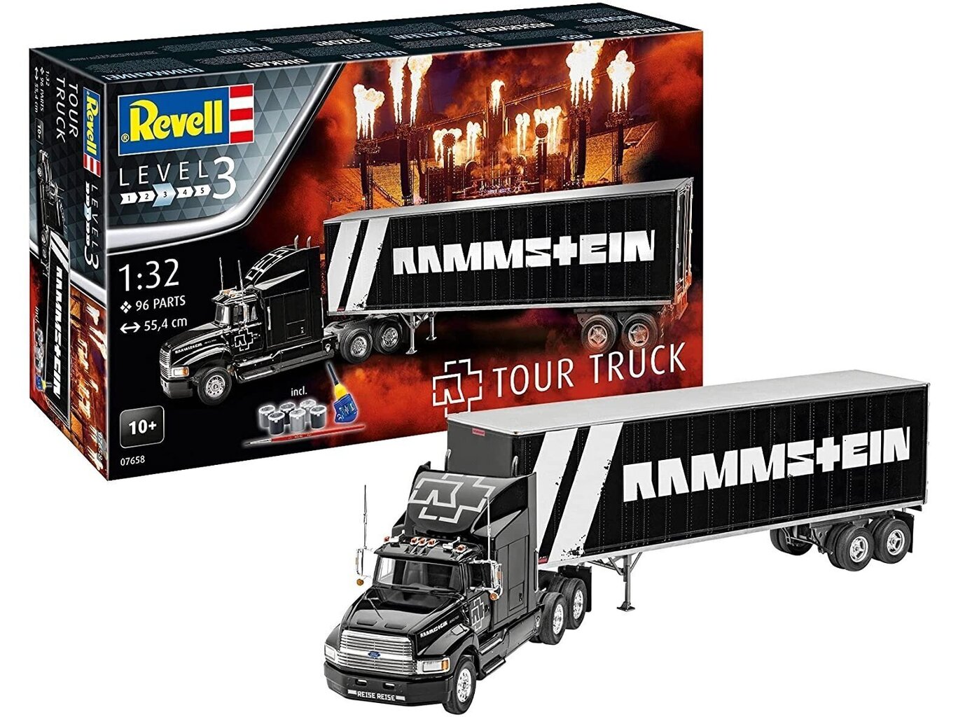 Сборная пластиковая модель Revell - Rammstein Tour Truck, подарочный набор,  1/32, 07658 цена | kaup24.ee