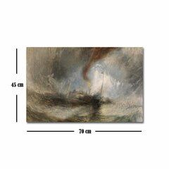 Reproduktsioon Snow Storm: Steam-Boat off a Harbour's Mouth (J. M. W. Turner) hind ja info | Seinapildid | kaup24.ee