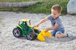 Võimas traktor Lena roheline, 62 cm цена и информация | Poiste mänguasjad | kaup24.ee