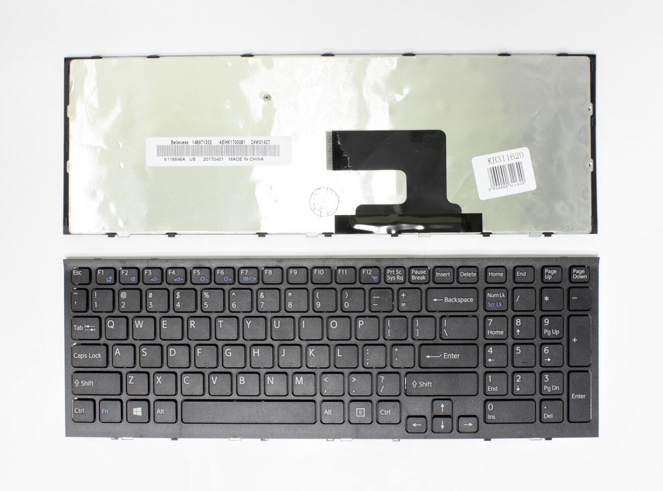 SONY klaviatuur: VPC-EH hind ja info | Komponentide tarvikud | kaup24.ee
