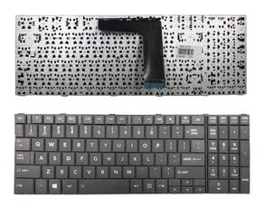 Toshiba klaviatuur: Satellite C50-B, C50D-B, C55-B, C55D-B, C50A-B цена и информация | Аксессуары для компонентов | kaup24.ee