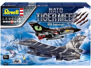 Сборная пластиковая модель Revell - NATO Tiger Meet 60th Anniversary подарочный набор, 1/72, 05671 цена и информация | Конструкторы и кубики | kaup24.ee