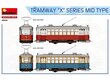 Miniart - Tramway "X" Series Mid Type, 1/35, 38026 hind ja info | Klotsid ja konstruktorid | kaup24.ee