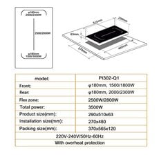 Schlosser PI302Q1 hind ja info | Pliidiplaadid | kaup24.ee