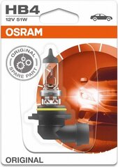 Автомобильная лампа OS9006-01B Osram OS9006-01B HB4 51W 12V цена и информация | Автомобильная ксеноновая лампа D2R 6000К (Китай) | kaup24.ee