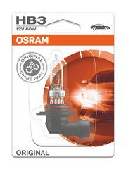 Автомобильная лампа Osram HB3 12V 60W цена и информация | Автомобильные лампочки | kaup24.ee