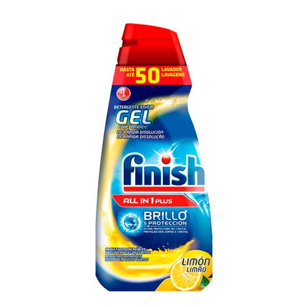 Finish Gel All in One Sidrun nõudepesumasina pesuaine L, 50 pesukorda цена и информация | Puhastusvahendid | kaup24.ee