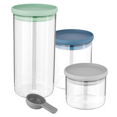 Набор стеклянных контейнеров Berghoff LEO 3 штуки цена и информация | Посуда для хранения еды | kaup24.ee