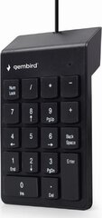 Gembird KPD-U-02 цена и информация | Клавиатуры | kaup24.ee