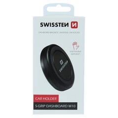 Универсальный держатель с магнитом для устройств Swissten S-Grip M10, черный цена и информация | Mobiiltelefonide hoidjad | kaup24.ee