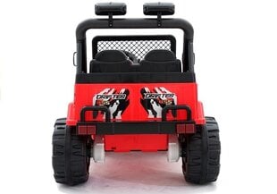 Ühekohaline elektriauto Jeep Raptor 4x4, punane hind ja info | Laste elektriautod | kaup24.ee