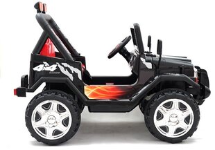 Ühekohaline elektriauto Jeep Raptor 4x4, must hind ja info | Laste elektriautod | kaup24.ee