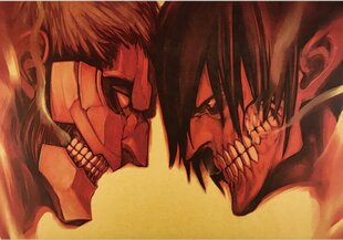 Plakat Attack on titan hind ja info | Fännitooted mänguritele | kaup24.ee