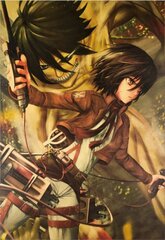 Plakat Attack on titan hind ja info | Fännitooted mänguritele | kaup24.ee