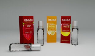 Parfüüm ilma alkoholita roll-on "Juicy Strawberry" Refan hind ja info | Eeterlikud ja kosmeetilised õlid | kaup24.ee